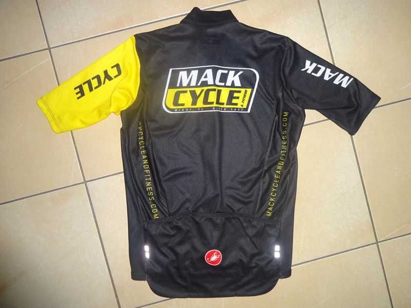 CASTELLI Mack Cycle oryg koszulka rowerowa kolarska na rower OKAZJA XS