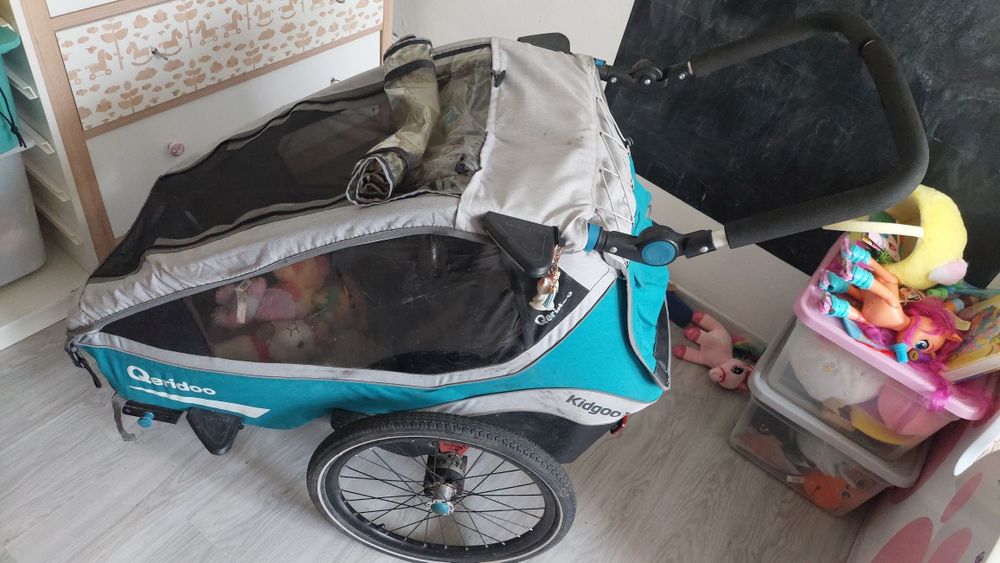 Wózek rowerowy / przyczepka dla dziecka Qeridoo Kidgoo1