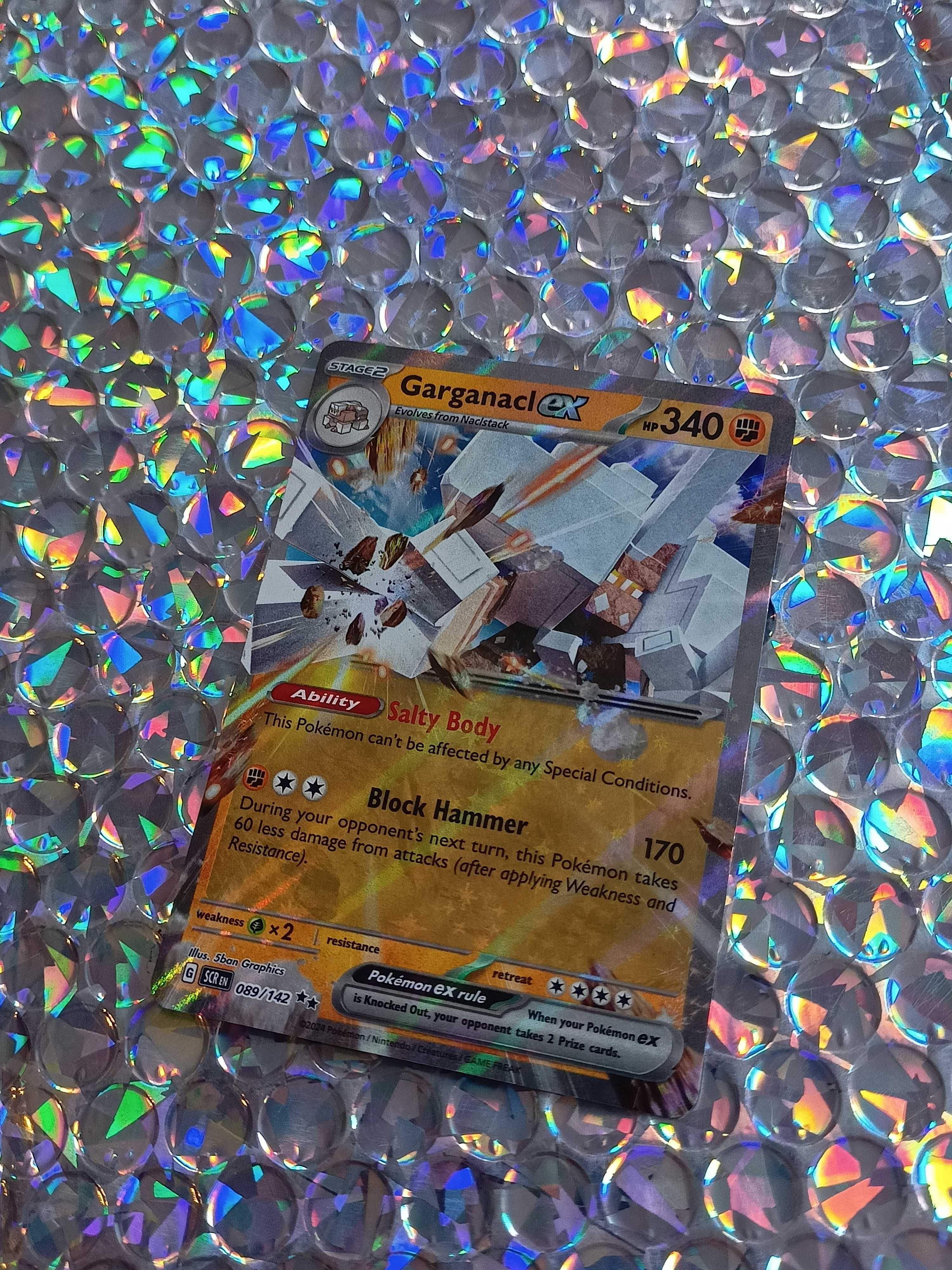 Pokemon TCG Garganacl ex (Stellar Crown SCR 089/142)