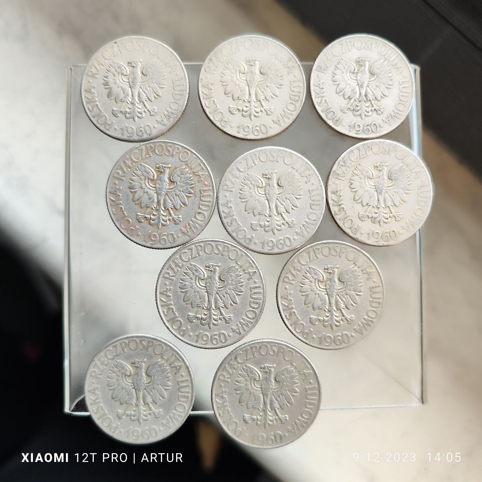 40 monet PRL  Duża kolumna, Kościuszko , Kopernik