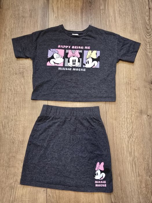 Komplet spódniczka i koszulka Minnie Mouse