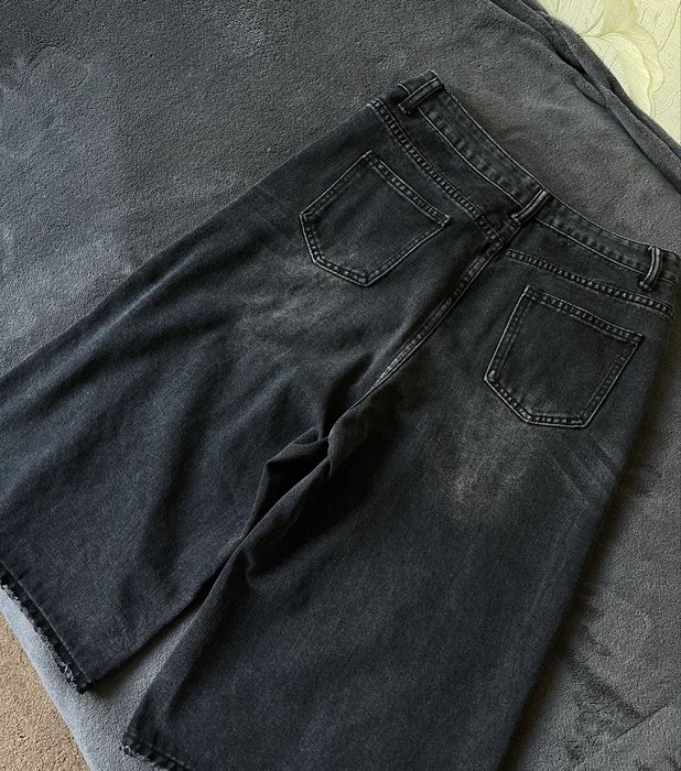 Джинсы шорты черные