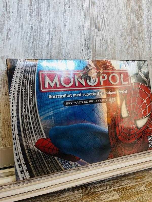 Настільна гра hasbro monopoly spiderman для2–6гравців віком від 8 рокі