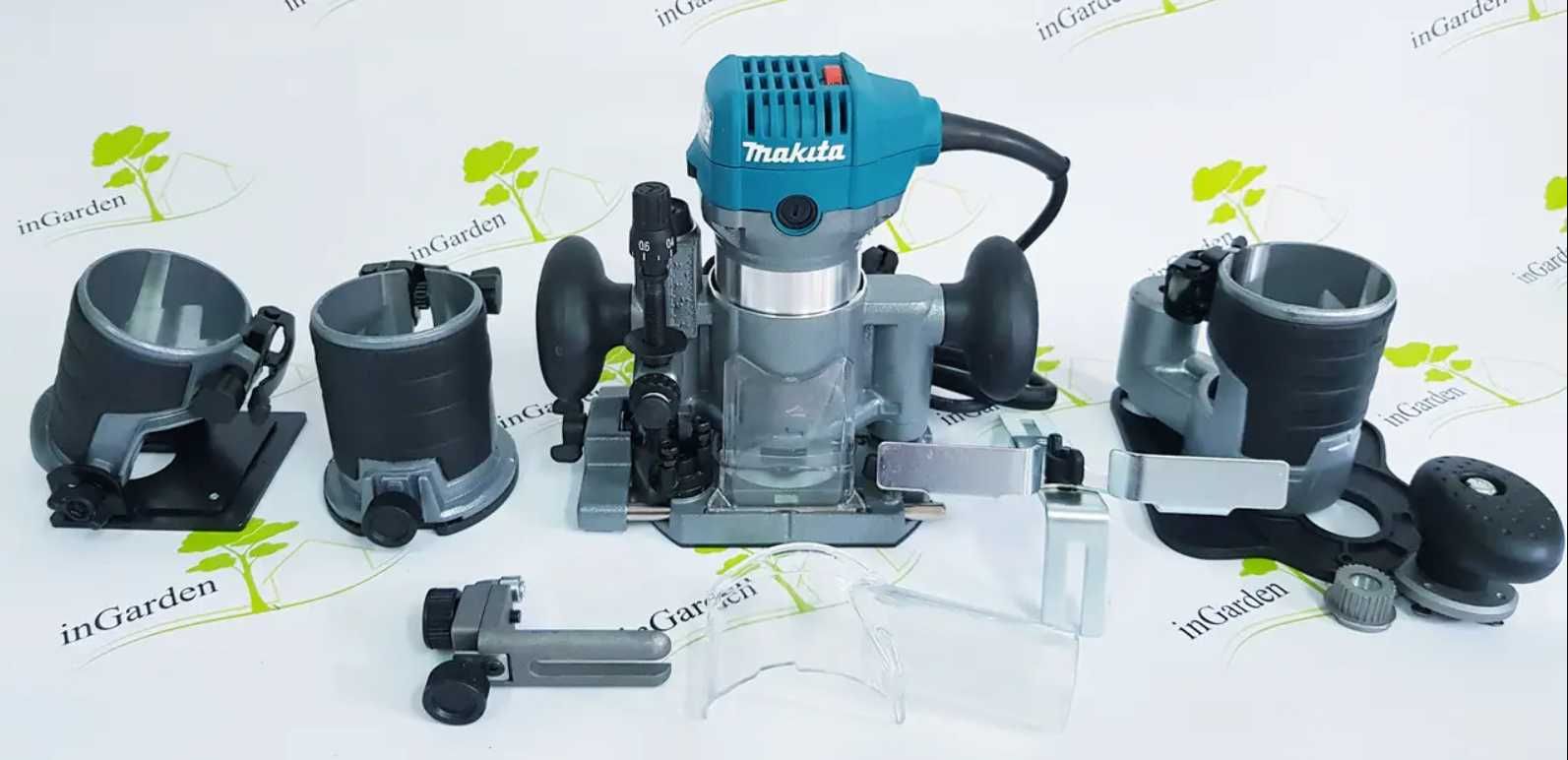 Фрезер Makita RT0700C 6-8мм (2/3/4 базы в комплекте)