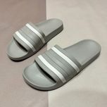 Шльопки тапочки крокси Adidas Shower Adilette Kawa сірі 39 розмір