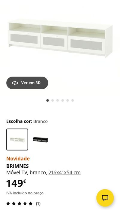 Aparador branco do IKEA