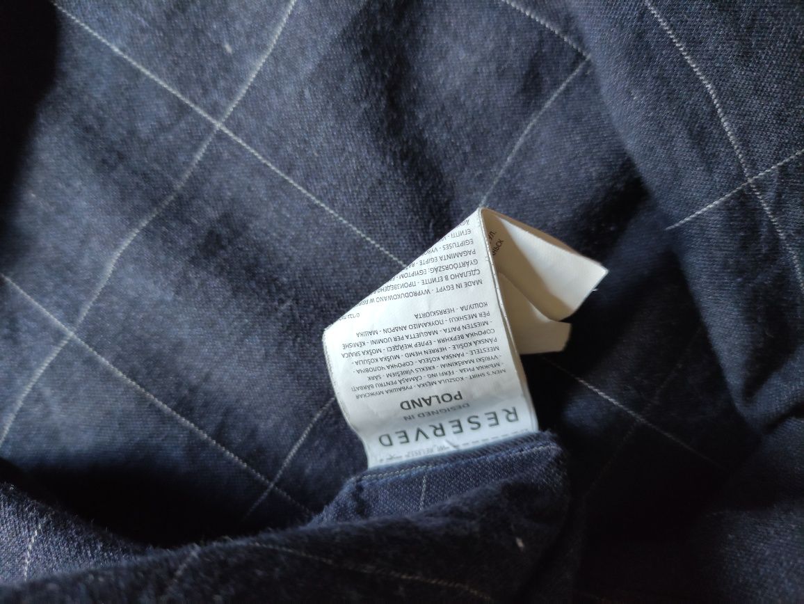 Koszula męska Reserved, granat, r. XL