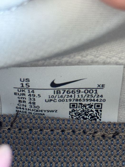 Оригинал Nike ZoomX Zegama Trail 2 Gray (IB7669 001) летнин найк сетка