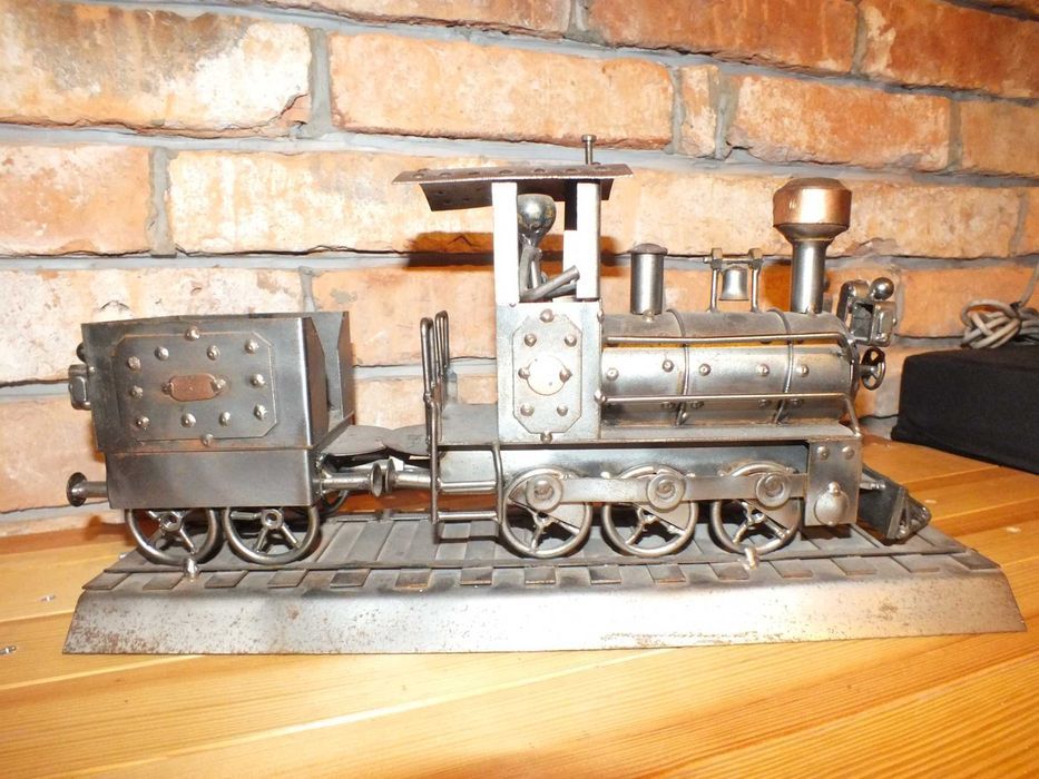 LOKOMOTYWA model stalowy duży długość 40 cm b41/120712