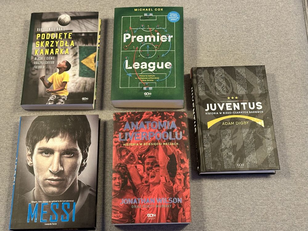 Zestaw lektur kibica Messi Liverpool Premier League Juventus Brazylia