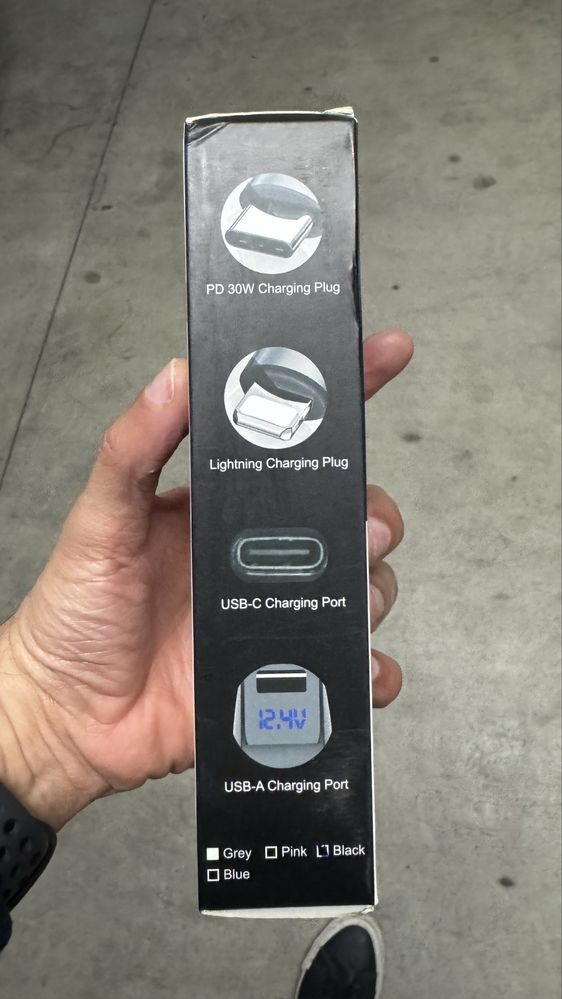 Carregador de isqueiro para telefone