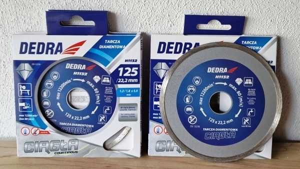 Tarcze diamentowe do cięcia 125 mm x 22,2 mm firmy DEDRA
