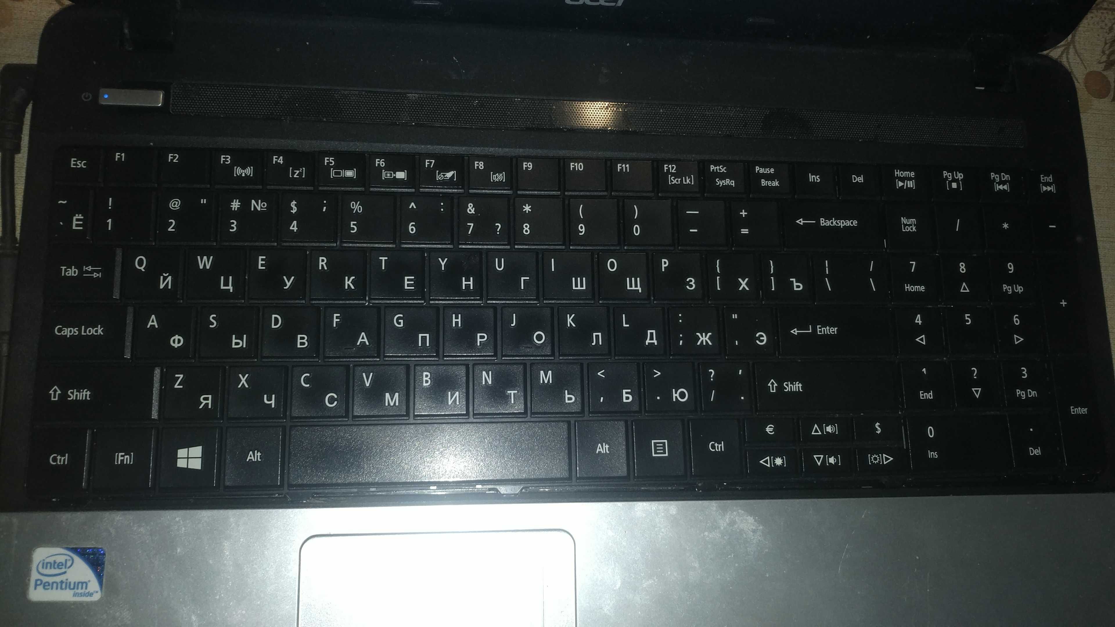 Кнопки поштучно - Клавиатура от ноутбука ACER  Aspire E1 и TavelMate