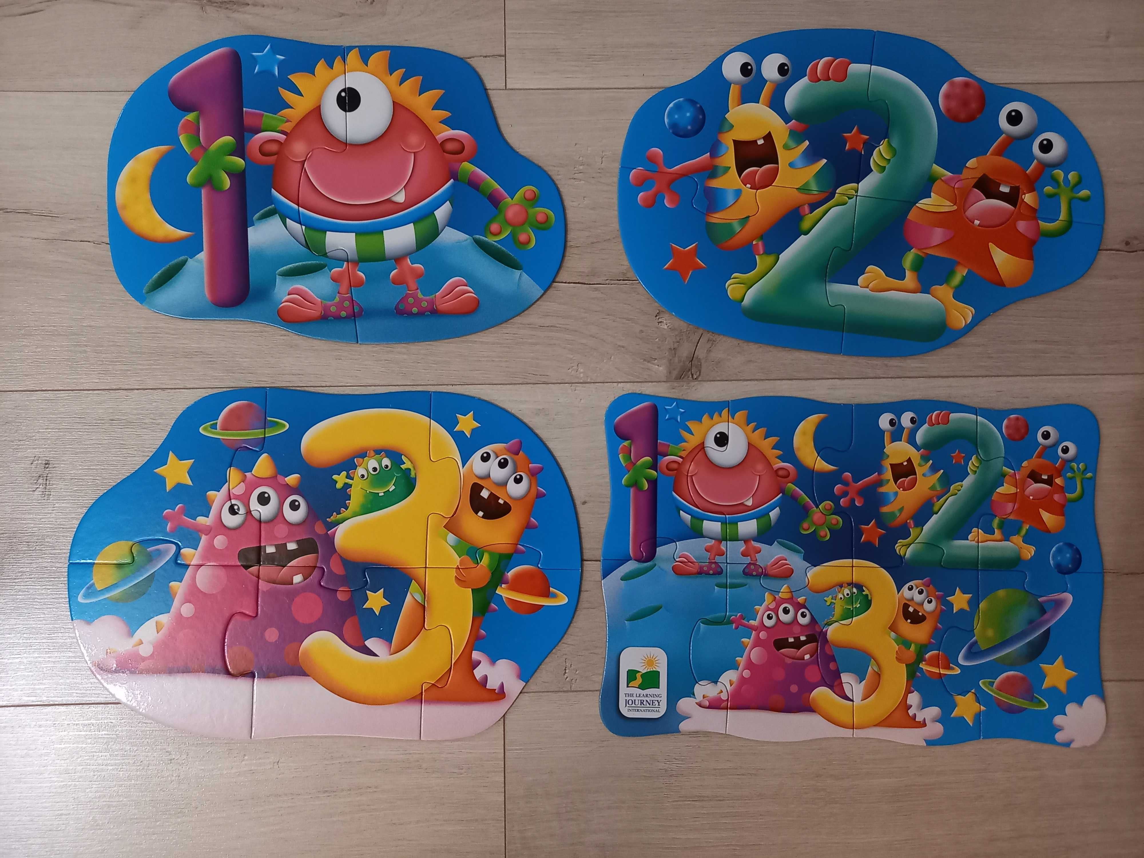 Pakiet puzzli dla dzieci (wiek +2,+3,+4)