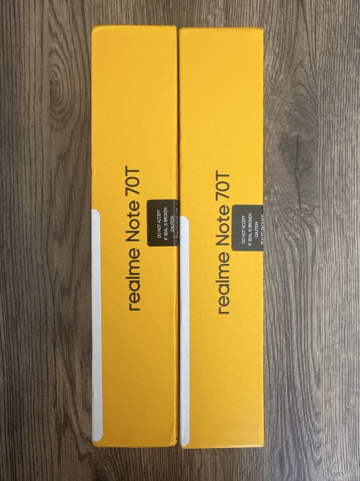 XIAOMI REALME NOTE 70t 4/128GB Black/Gold завод. пломби і плівки HOBI.