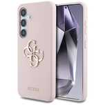 Etui Guess Silicone Big 4G Logo Bottom Script na Samsung Galaxy S25 -