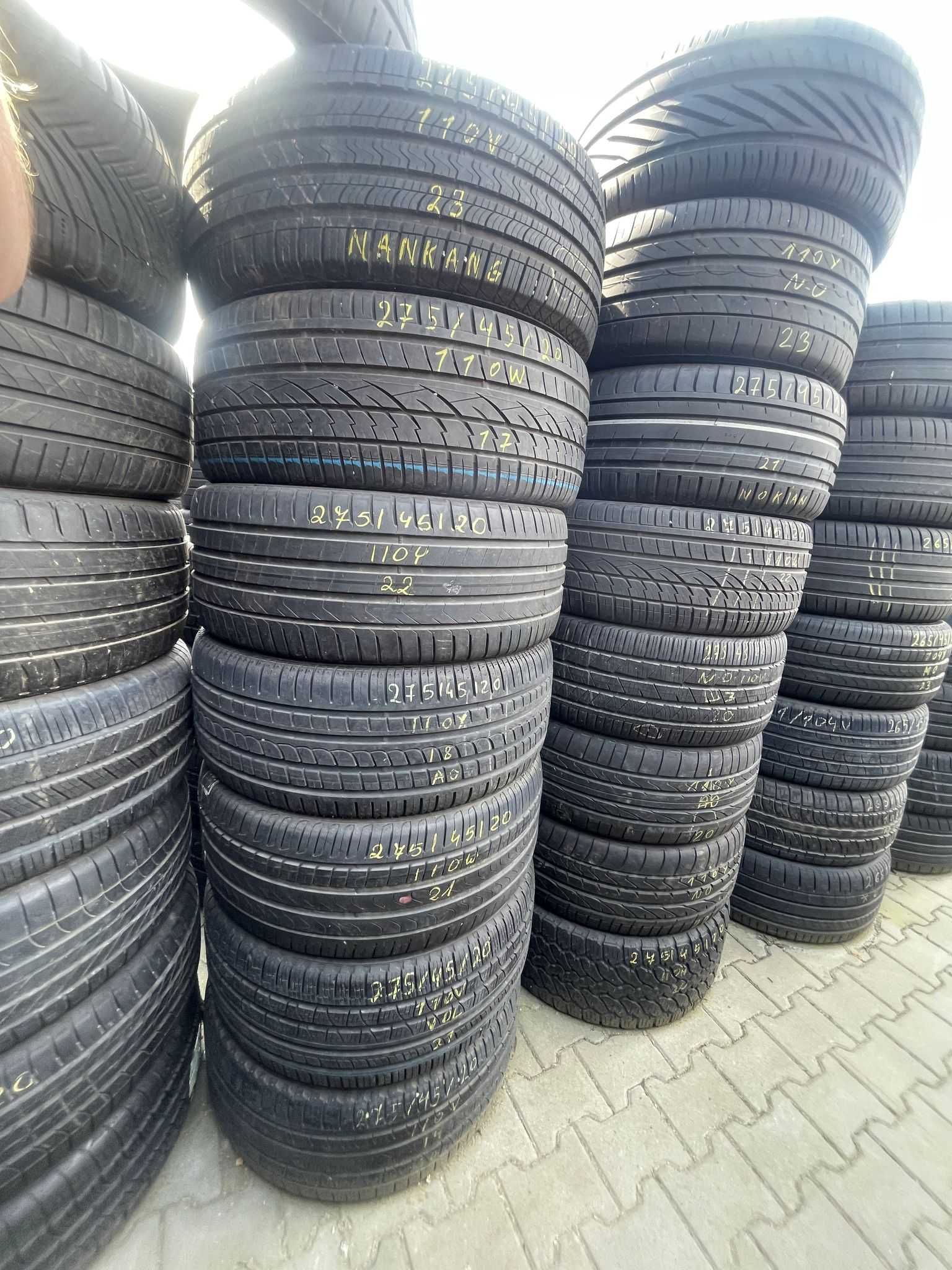Opony pojedyncze 275/45R20 Michelin Continental Dunlop Pirelli