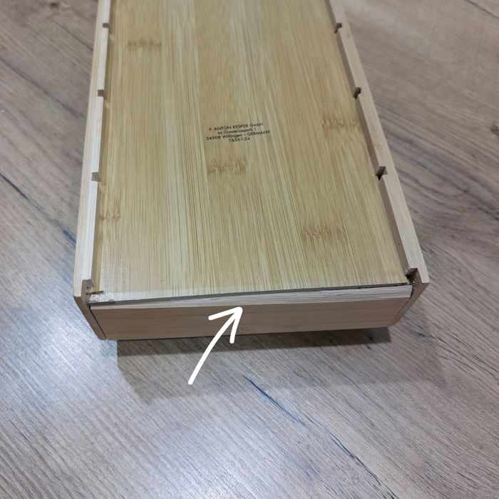 KESPER Organizer  do przypraw, zup i sosów z bambusa 15 x 35 x 7 cm