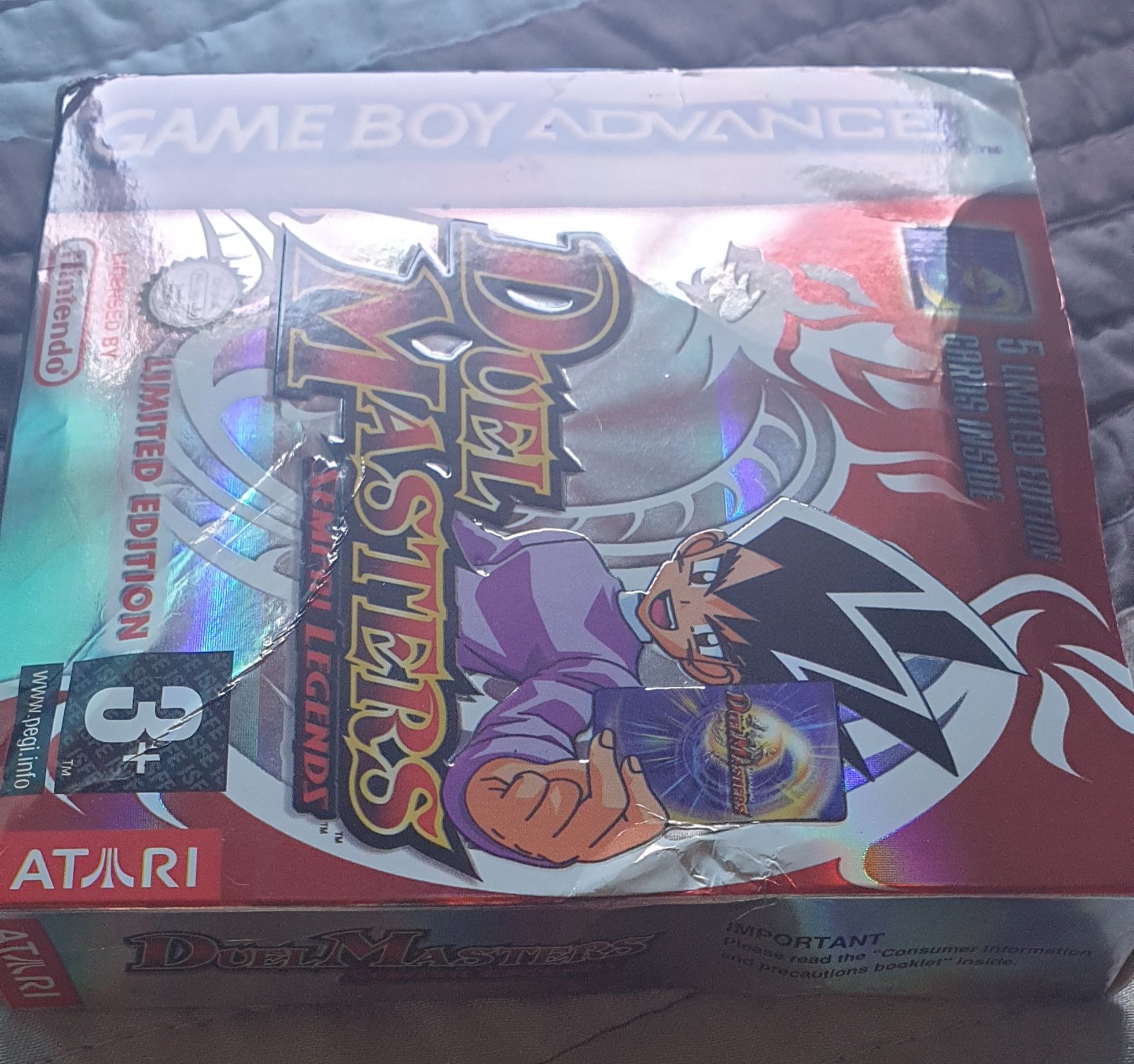 Jogo Duel Masters - Gameboy advance + 5 cartas LE