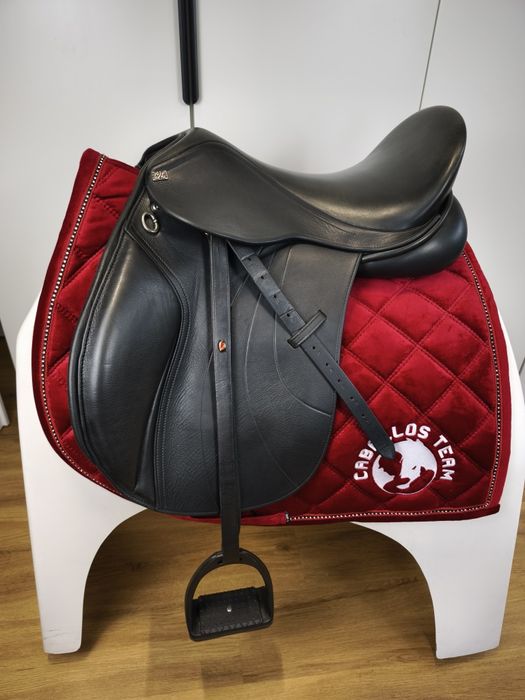 17,5 cali wysoki kłąb Claridge House siodło skórzane łęki Id.542