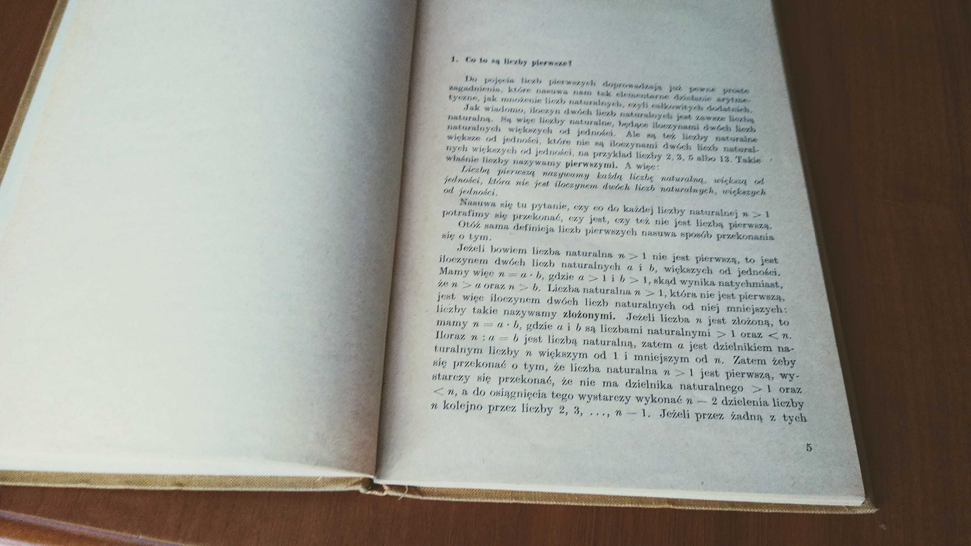 Co wiemy, a czego nie wiemy o liczbach pierwszych Sierpiński Bibl Mat9