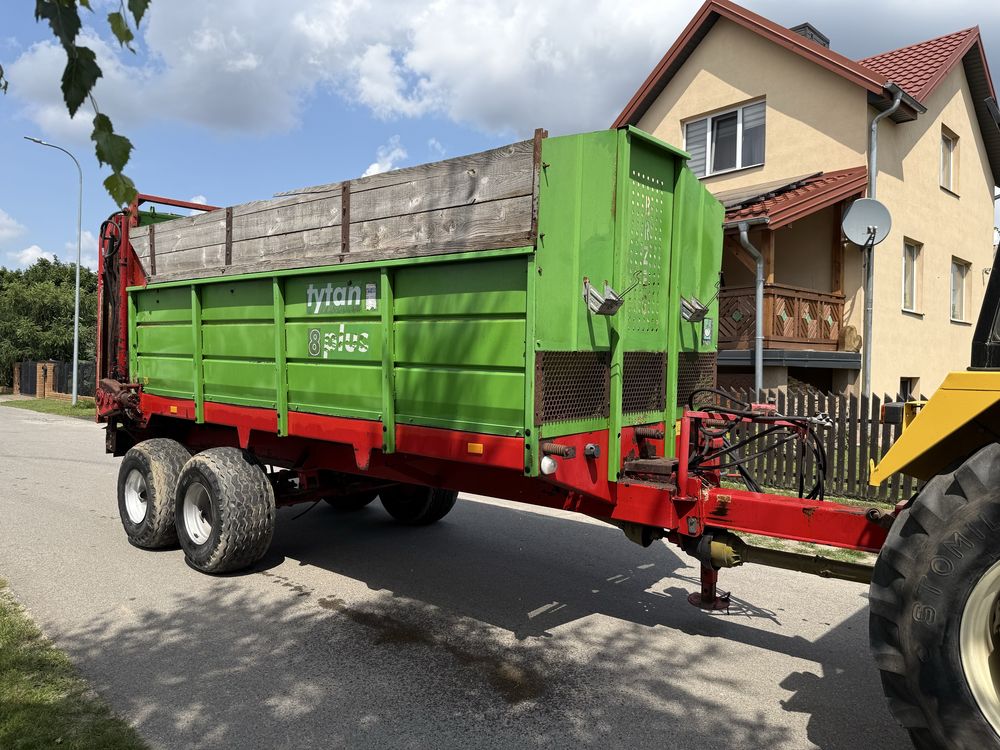 Rozrzutnik obornika Unia Tytan 8 PLUS 8-10 ton zamiana za prase sipma