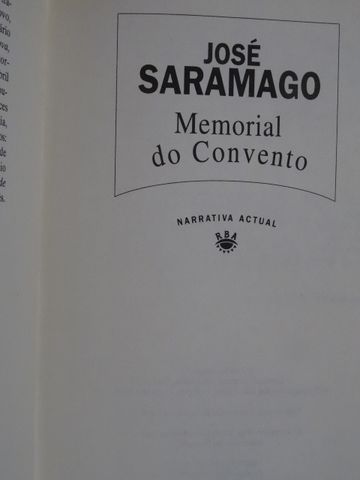 Memorial do Convento de José Saramago