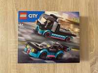 Nowe Lego City - Samochód wyścigowy i laweta 60406 New!!!