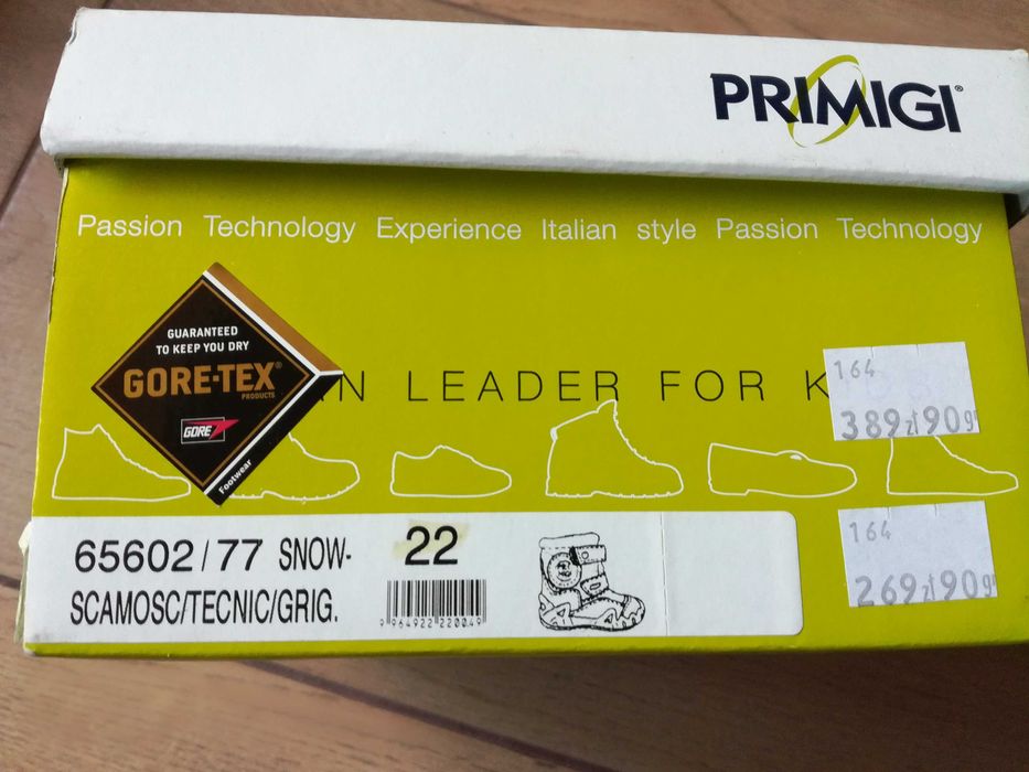 Primigi 65602 buty dziecięce trzewiki gore-tex, rozmiar 22