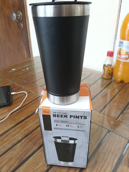 Copo térmico para cerveja