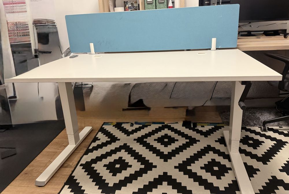 Solidne biurko z regulacją wysokości | Praca biurowa / nauka / dom