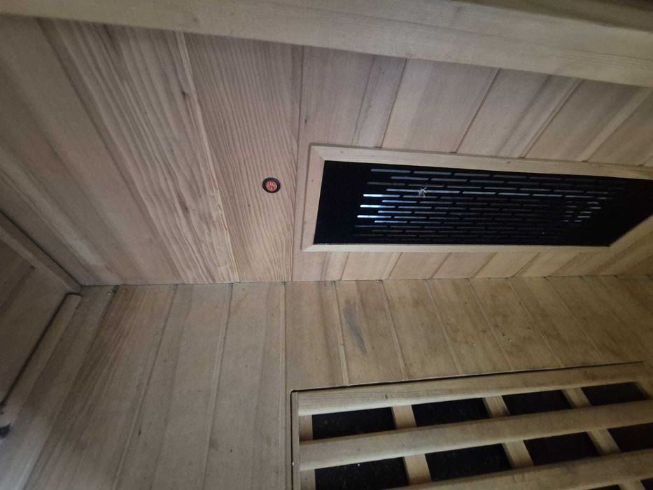 Sauna FIŃSKA + INFRARED 2w1 nowy piec 3kW 230v 220v zewnetrzna + DACH