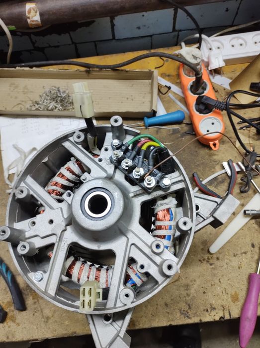 Перемотка і ремонт електродвигунів та  генераторів