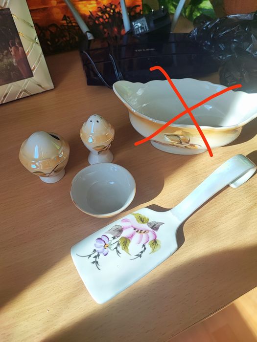 Посуд лопатка сільниця масельниця