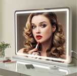 Nowe lustro Hollywood do makijażu, łazienki LED, USB, dotyk 80x55 cm