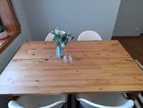 Mesa de madeira extensível