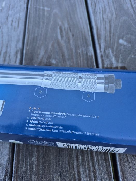 Niteo tools klucz dynamometryczny z nasadkami 28-210nm