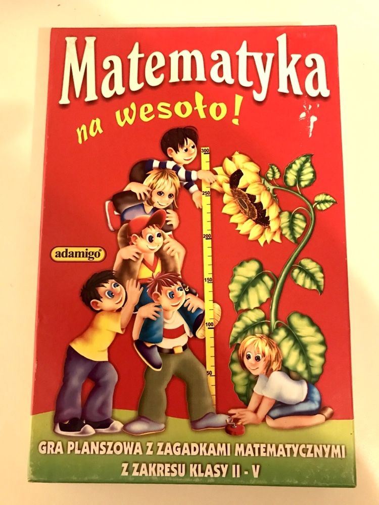 Matematyka na Wesoło gra planszowa kl. II-V