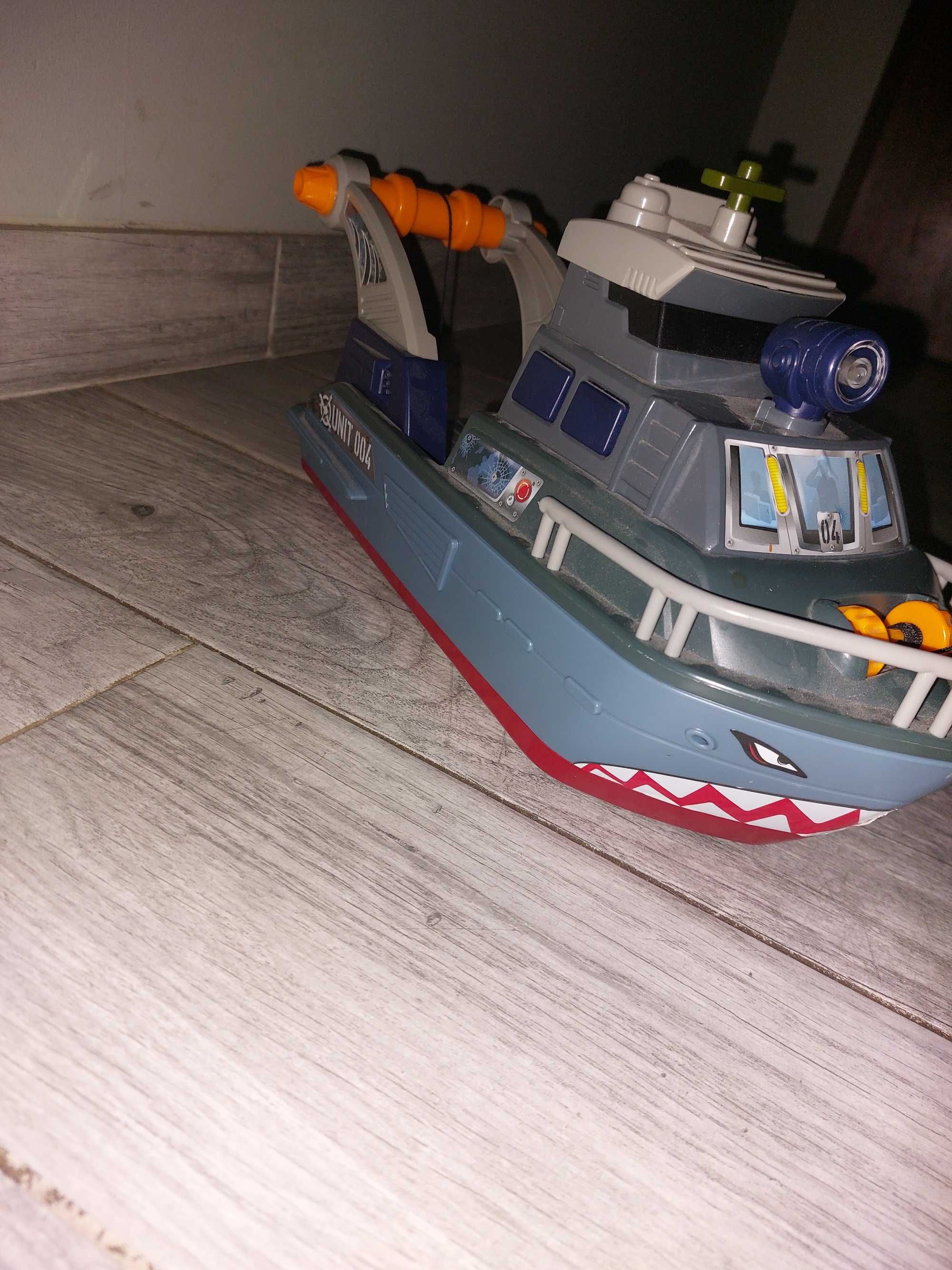 Dickie toys łódź storm unit  łódz badawcza statek dźwięk