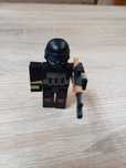 Roblox, bandyta z gry. Zmienne włosy, wysokość 7cm