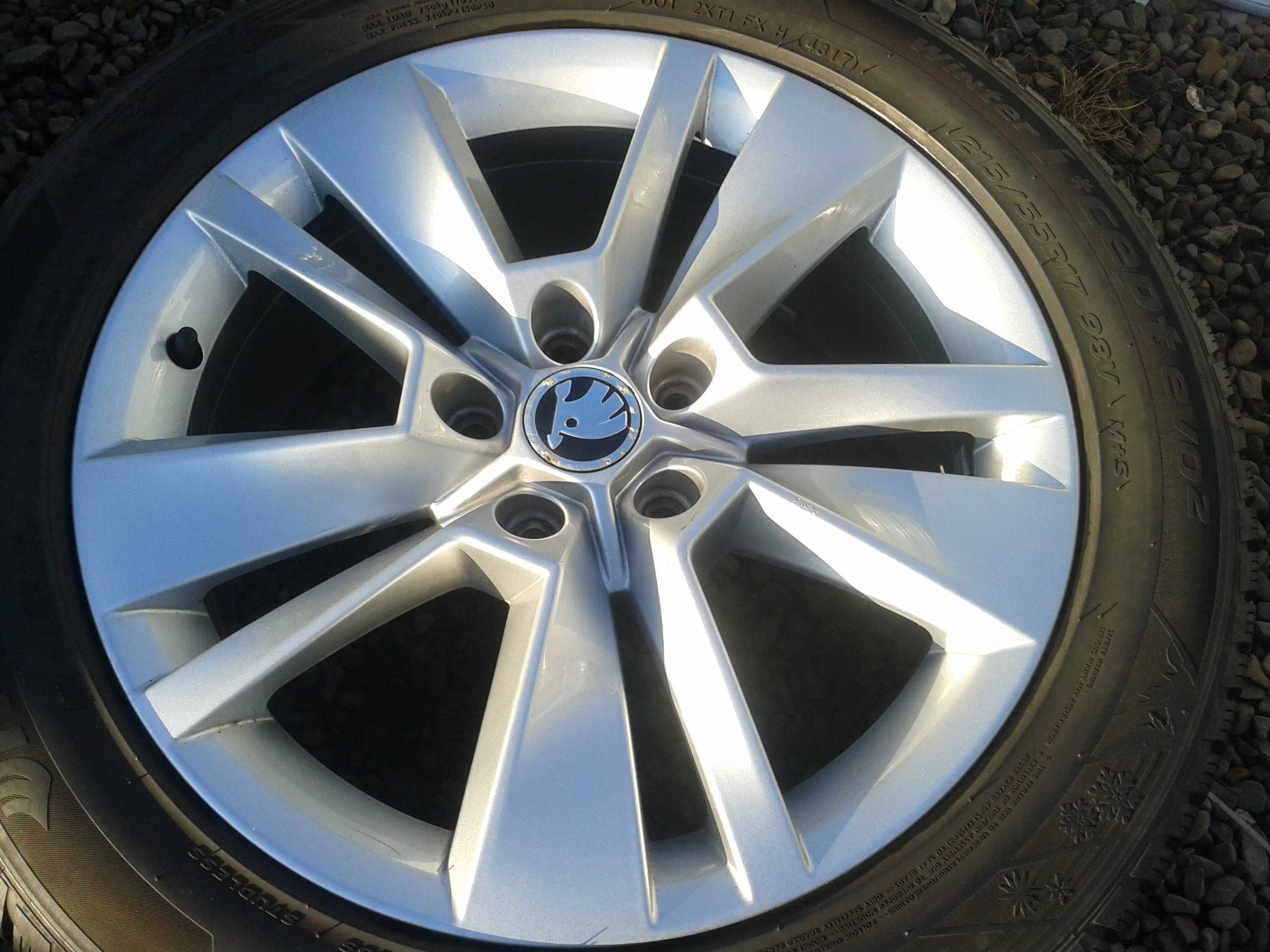 oryginalne felgi r17 skoda octavia superb karog kodiaq mielec yeti 7j