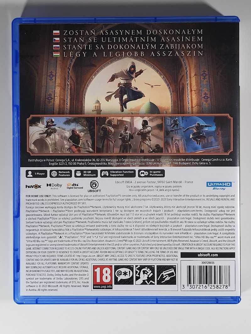 Assassin's Creed Mirage / Launch Edition / PS5 / + Dodatki / Mokotów