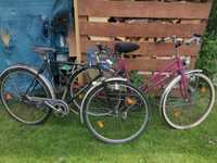 2 rowery miejskie holenderki