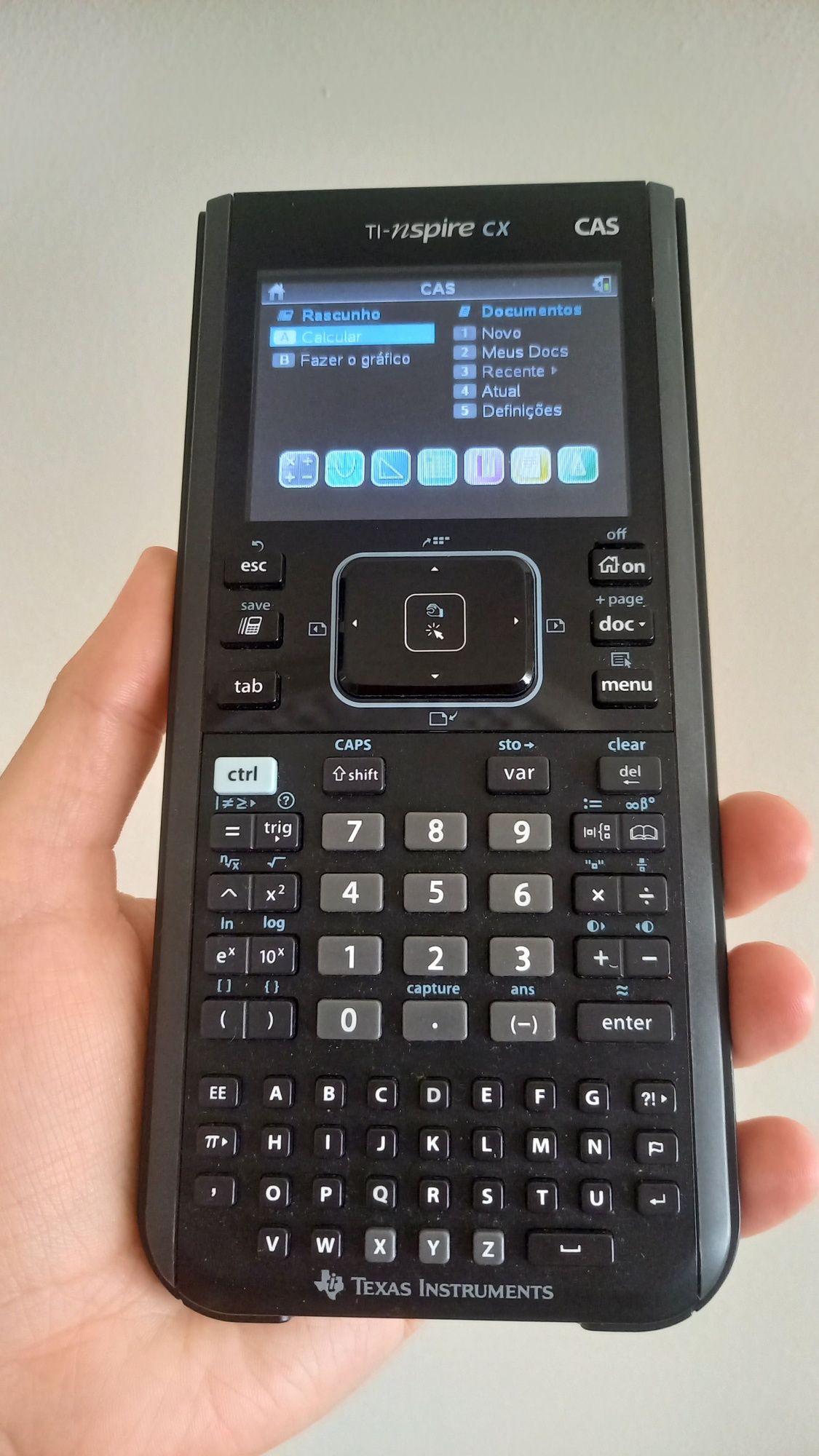 Calculadora gráfica TI-Nspire CX CAS