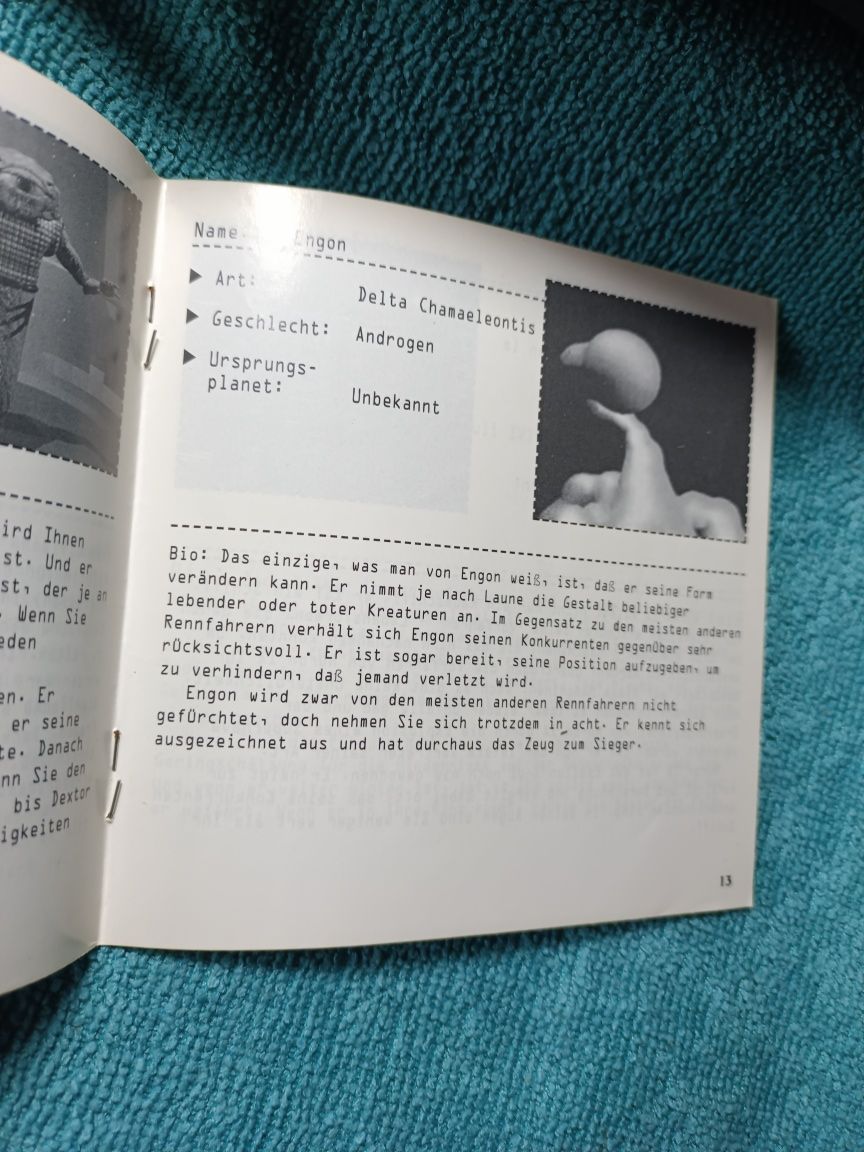 Ps1 Starwinder The Ultimate space race psx psone Książeczka Manual