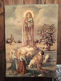 Dywan ozdobny na ścianę, gobelin Matka boska Maryja