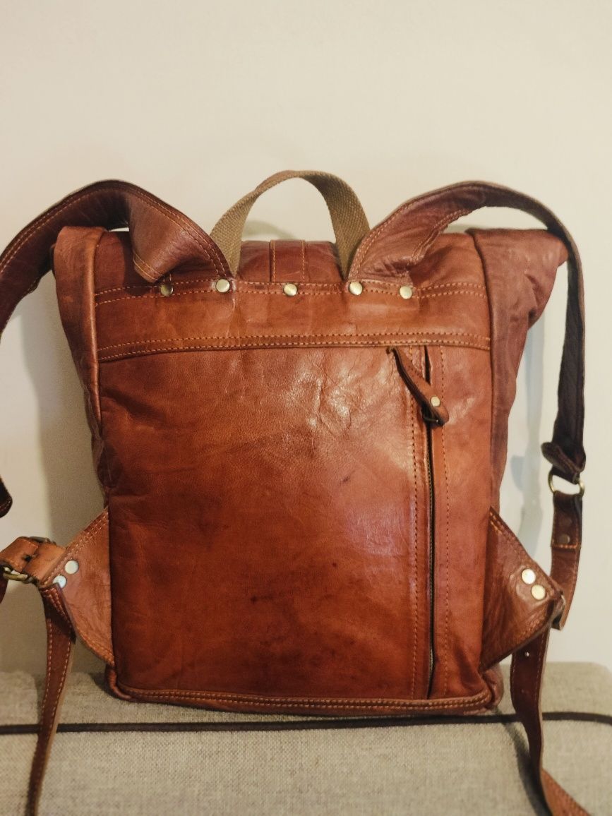 Skórzany plecak na laptopa retro Berliner Bags Utrecht