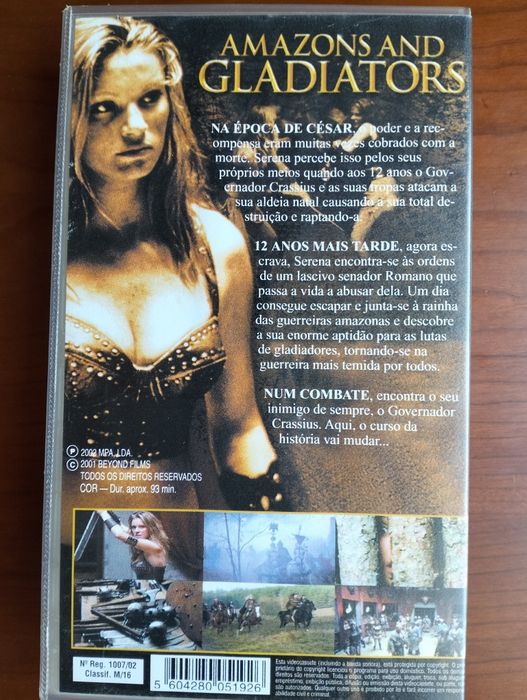 VHS Amazonas e Gladiadores