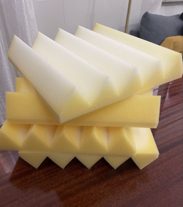 Espuma acustica branca - 24 peças