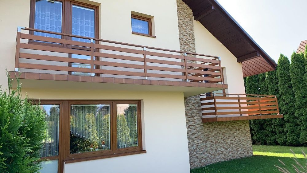 Balustrada balkonowa Classic aluminium taras balkon barierka schody